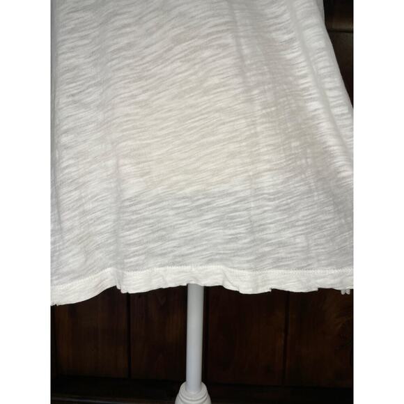 Current/Elliott Sleeveless White Distressed Oversized Summer Tank Size 2 (M) - Picture 7 of 8